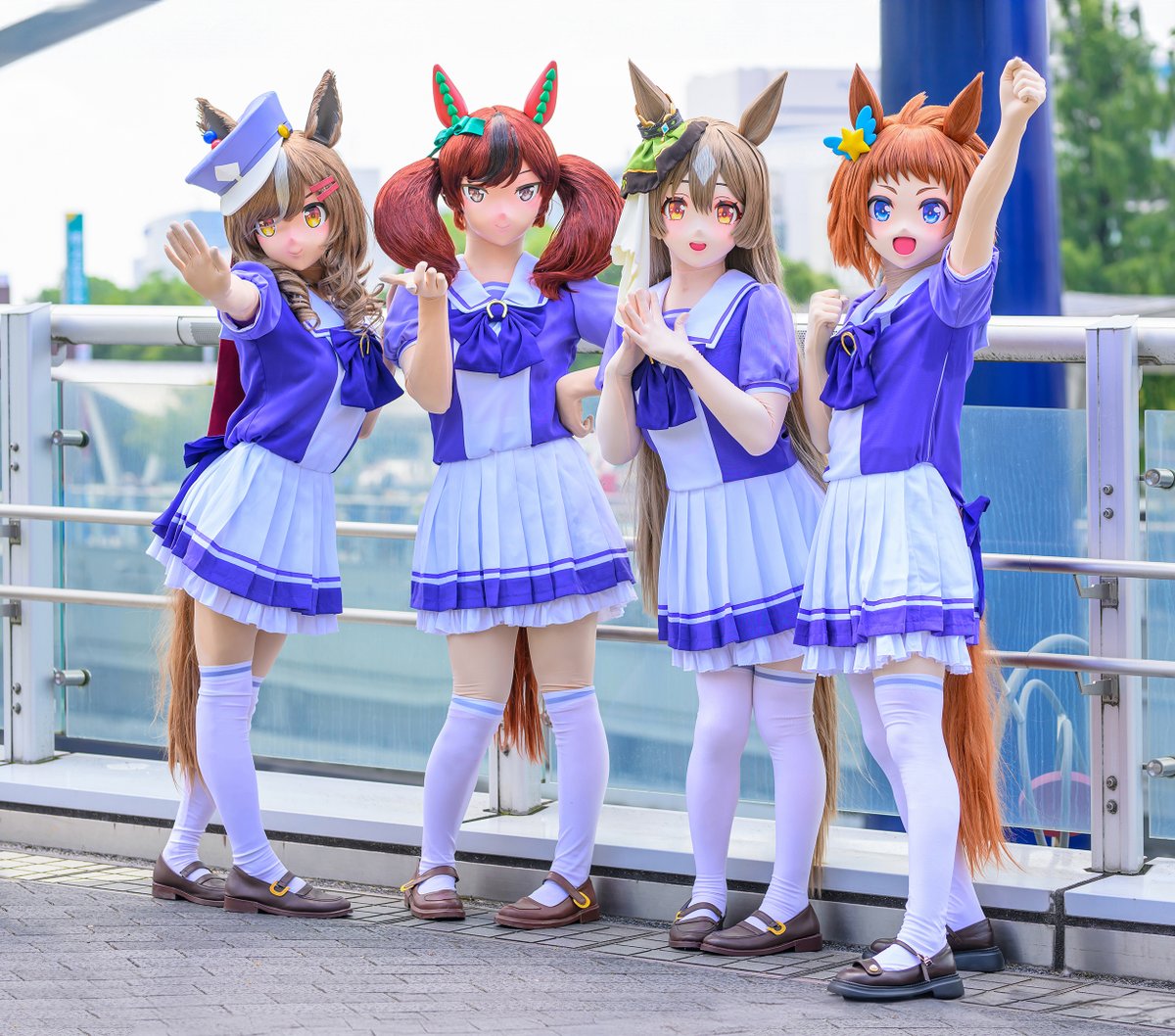 nora912_kig's tweet image. ￣￣￣￣￣￣￣￣￣￣￣￣￣￣￣
  Went to WCS with my friends✌️
＿＿＿＿＿＿＿＿＿＿＿＿＿＿＿

🐎 @sizuku_kig 
      @mimiomimi0 
      @hiiragi_renna7 
📸 @WakkaWorks 
🙇‍♂️ @SHIINA_kig 

#kigurumi #WCS2024
#コスサミ #コスサミ2024