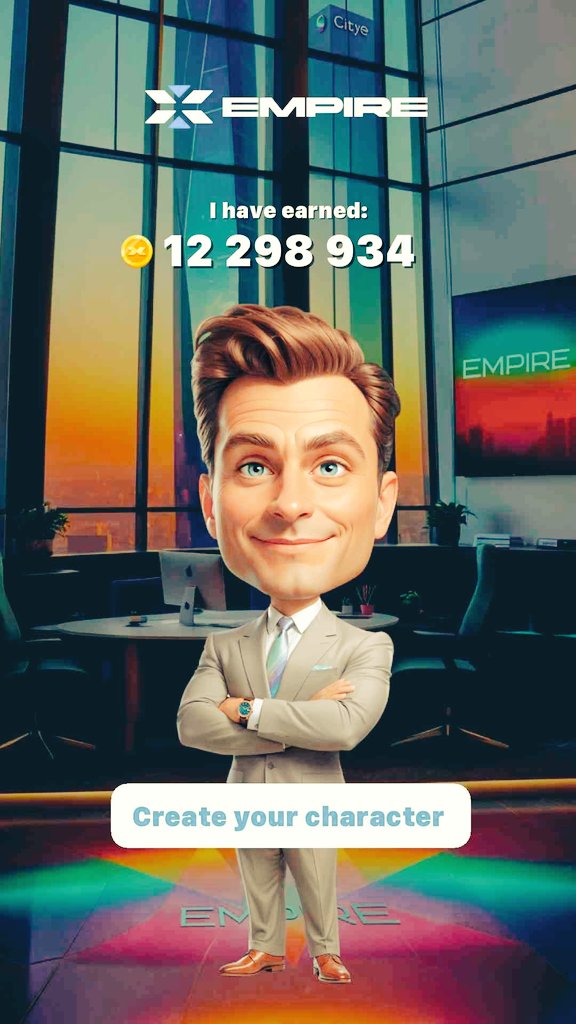 if u want  the road of rich life join the X Empire coin don't miss this opportunity u'll be poor till the end of ur life 
عملة X Empire أو إذا فاتتك هذه الفرصة فسوف تظل فقيرًا حتى نهاية حياتك ولا تعرف كيف تبدأ 
حياة غنية.

تحقق من الرابط أدناه في الوصف.

t.me/empirebot/game…