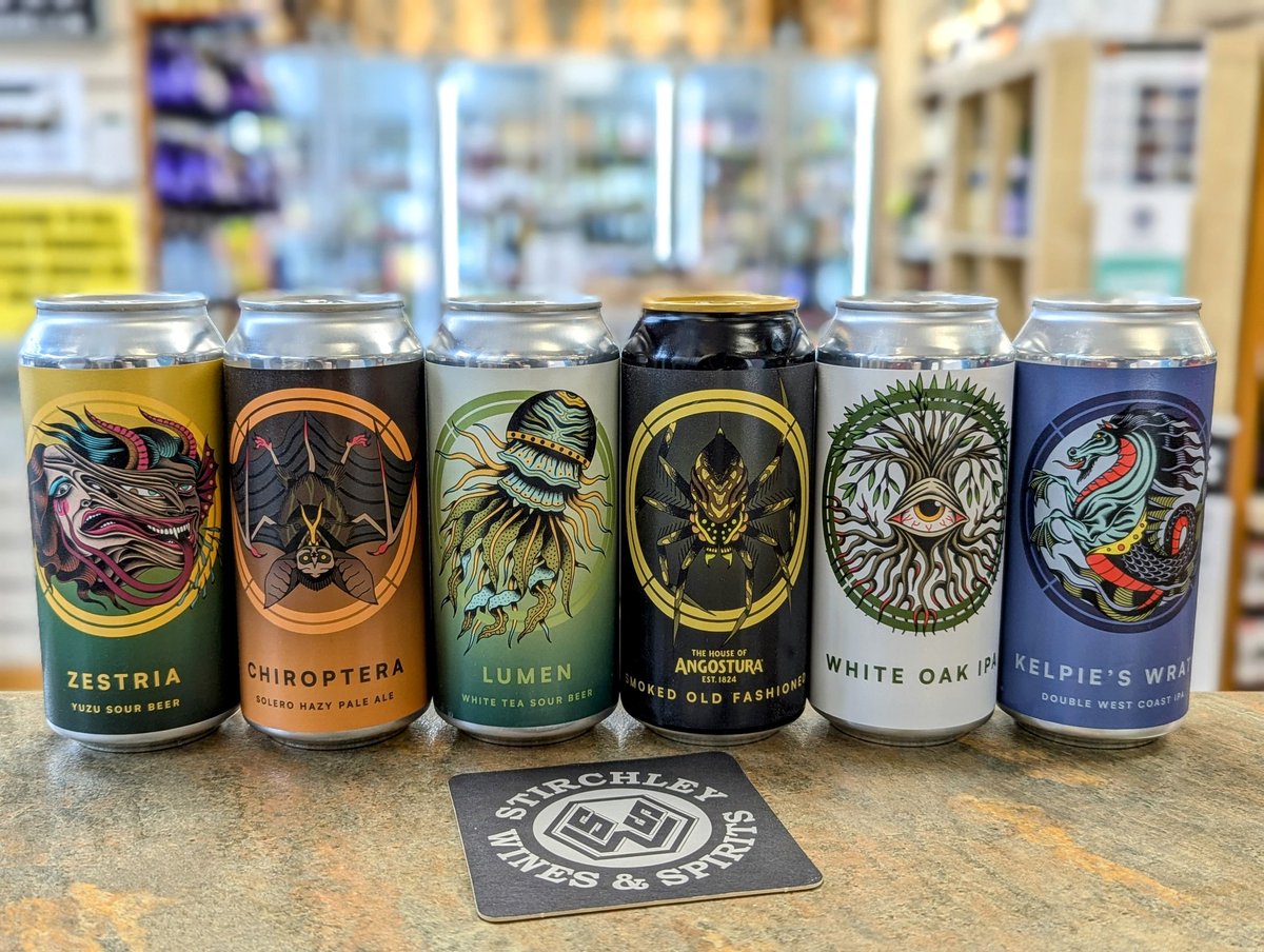 πππππππππ πππππ & πππππππ (@stirchleywines) on Twitter photo We are big advocates of taking a trip on the wild side; a place where you can find such delights as these from <a href="/OtherworldBrew/">OtherworldBrewing</a>
πΊ Zestria - 4.2%
π» Chiroptera - 3.4%
πΊ Lumen - 4%
π» Smoked Old Fashioned - 5.9%
πΊ BA White Oak IPA - 7.4%
π» Kelpies Wrath - 8.3%
#ShopIndependent We are big advocates of taking a trip on the wild side; a place where you can find such delights as these from <a href="/OtherworldBrew/">OtherworldBrewing</a>
πΊ Zestria - 4.2%
π» Chiroptera - 3.4%
πΊ Lumen - 4%
π» Smoked Old Fashioned - 5.9%
πΊ BA White Oak IPA - 7.4%
π» Kelpies Wrath - 8.3%
#ShopIndependent