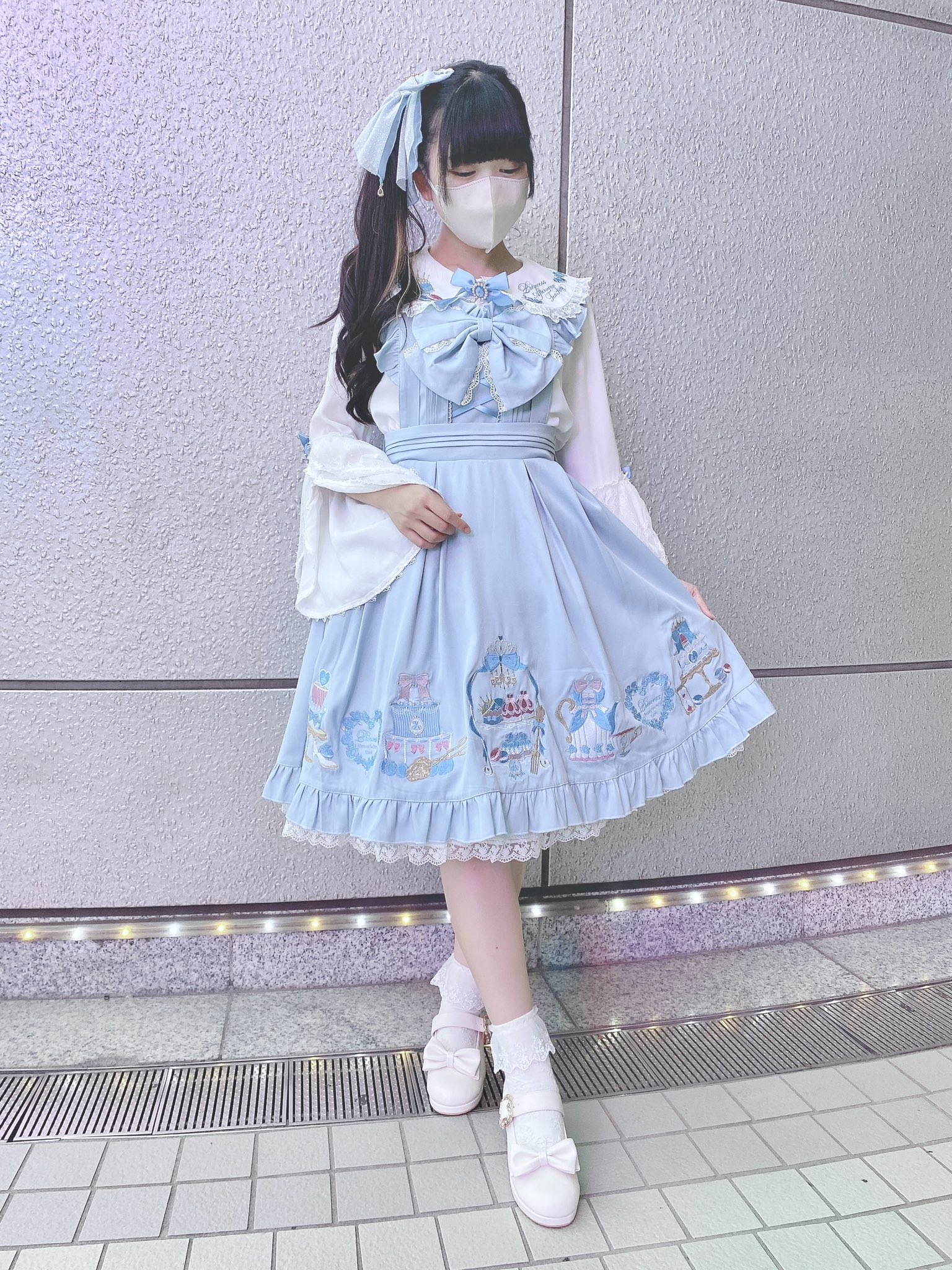 アマベル、プリンセスアフタヌーンティーパーティージャンパースカート＆ブラウス ♢Princess Aftaernoon Tea Partyシリーズ♢ | Amavel BLOG