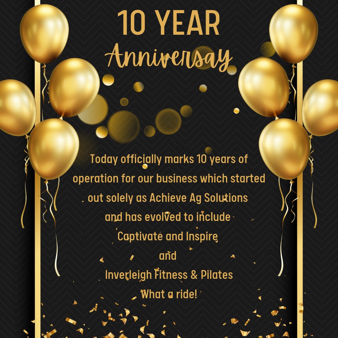 Today is a big day for our little company.
achieveag.com.au
captivateandinspire.com.au 
inverleighfitnessandpilates.com.au