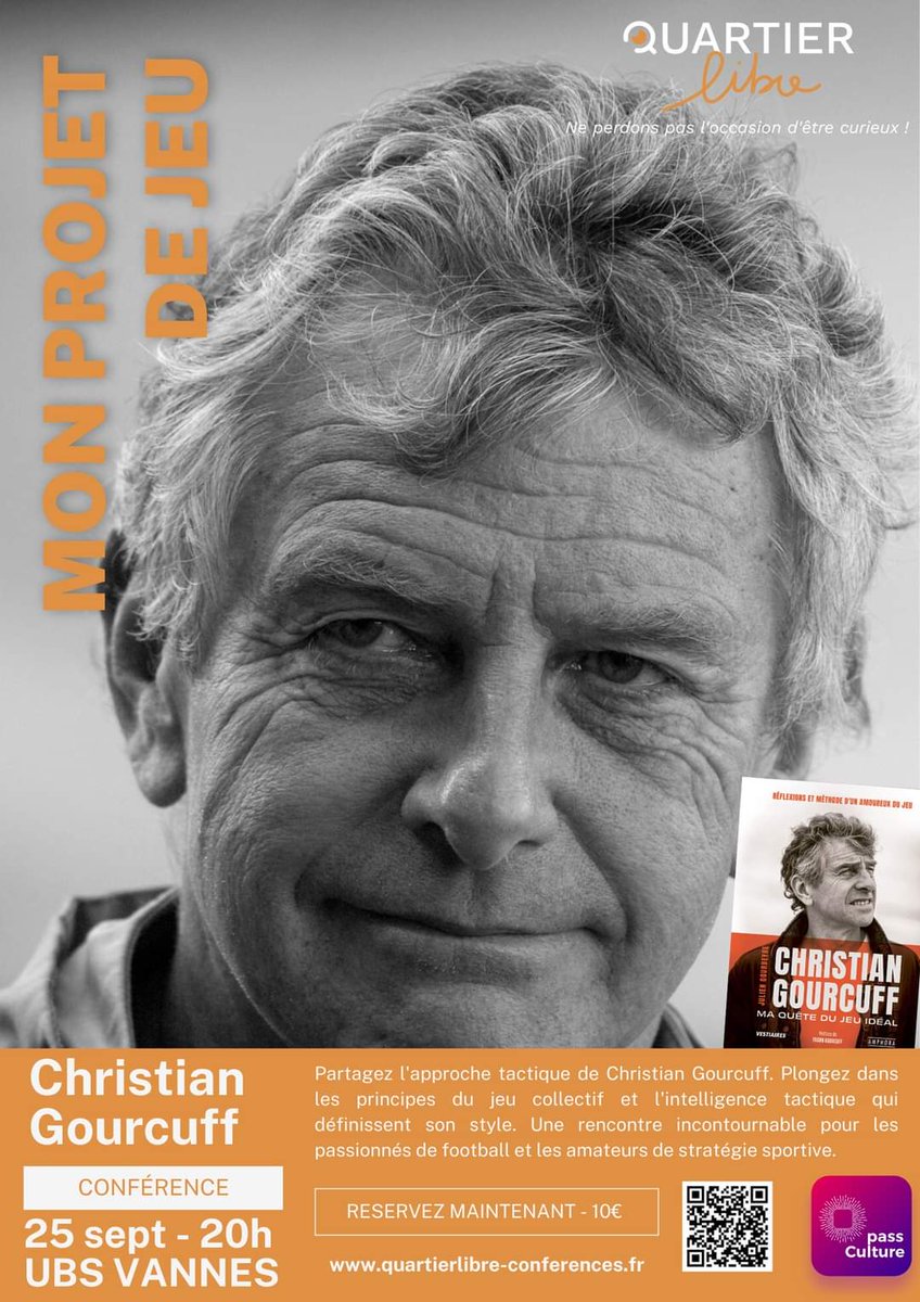 Conférence Christian Gourcuff: Mon projet de jeu 
quartierlibre-conferences.fr/event-details/…