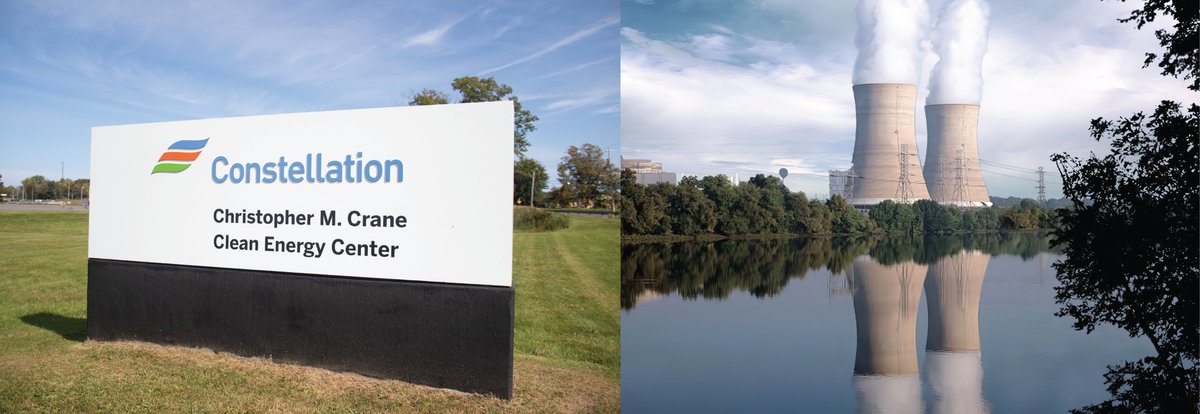 ConstellationEG's tweet image. We’re restarting Three Mile Island Unit 1 as the new Crane Clean Energy Center! Through a 20-year agreement, Microsoft will use the energy from the renewed plant to help match the power its PJM data centers use with carbon-free electricity. 🧵
More info⬇️
bit.ly/3XMmKaR