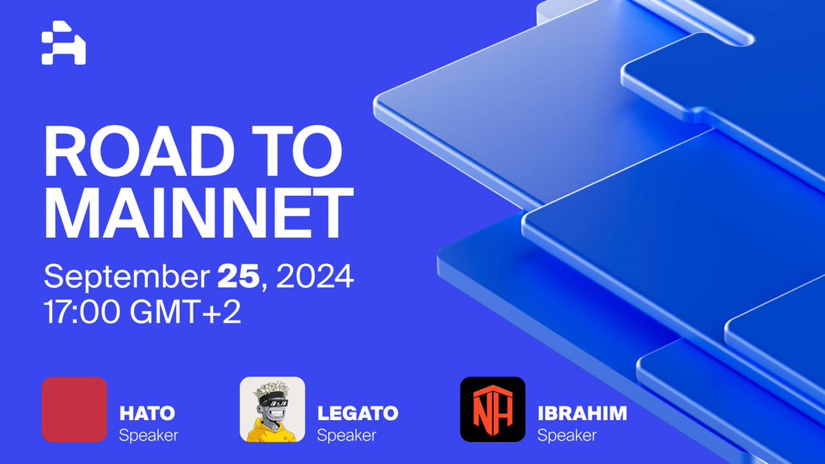 Atleta_Network's tweet photo. 🚀 Join the Mainnet Twitter Space!

Get exclusive insights on our journey to the mainnet and the future of sports in #Web3!

🗓 Date: September 25, 2024
🕔 Time: 17:00 GMT+2
🗺 Place: https://t.co/QElQ7Aya64

Our speakers:

🎤 @NFTSHUB_ – Founder of NFTsHub
🎮 @LegatoFP – Gamer & Web3 Content Creator
🌐 @HatoETH – Founder of Meta2Web3 & Vanguard_Puls

👉 Set your reminders!