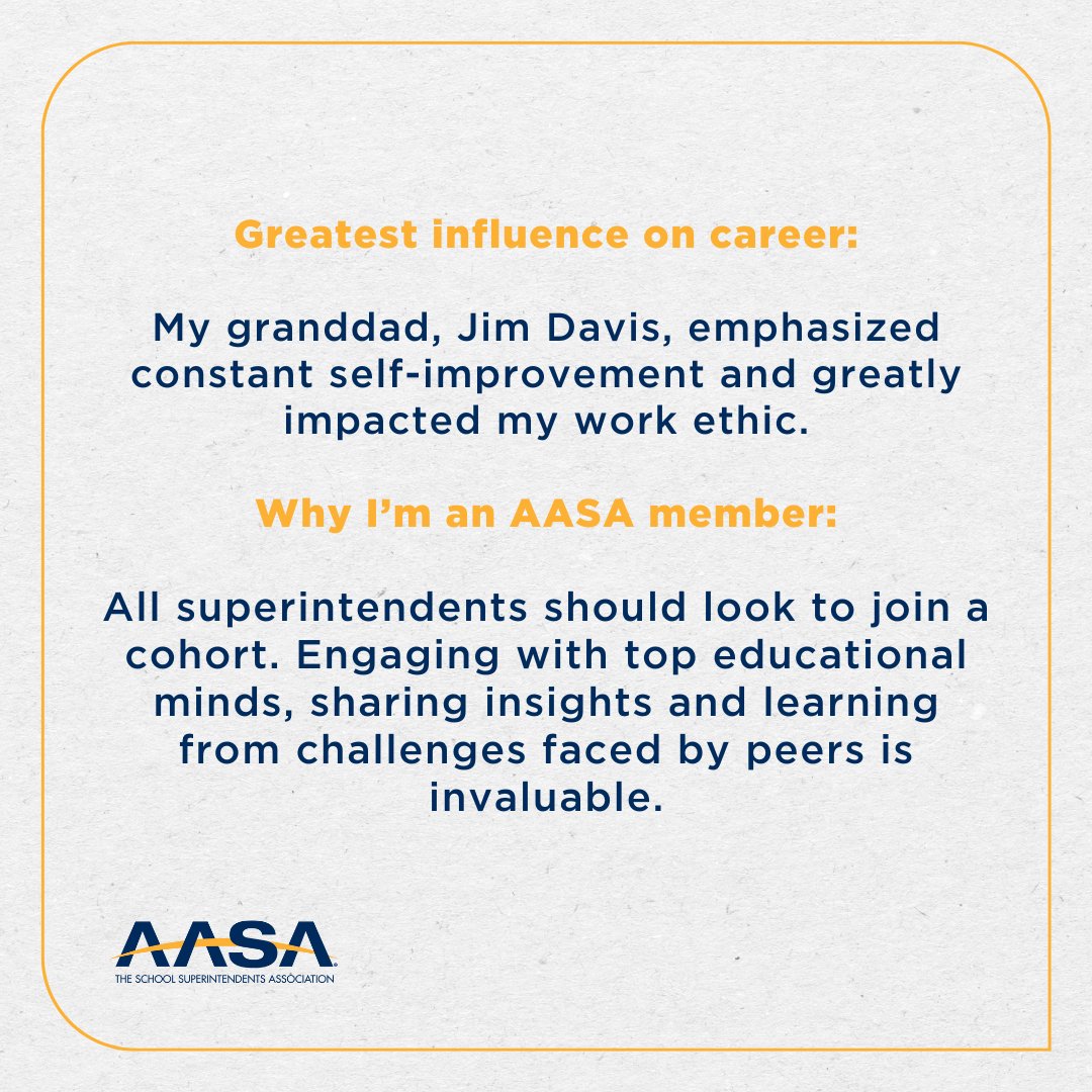 AASA (@aasahq) on Twitter photo 🌟 Member Spotlight 🌟
Superintendent <a href="/NesmithEdu/">Christopher Nesmith</a> of Elma School District is leading the way in education innovation, bringing mastery-based learning and career pathways to students.
Read more about his journey: eagles.edu/our-district/s…
#MemberSpotlight 🌟 Member Spotlight 🌟
Superintendent <a href="/NesmithEdu/">Christopher Nesmith</a> of Elma School District is leading the way in education innovation, bringing mastery-based learning and career pathways to students.
Read more about his journey: eagles.edu/our-district/s…
#MemberSpotlight