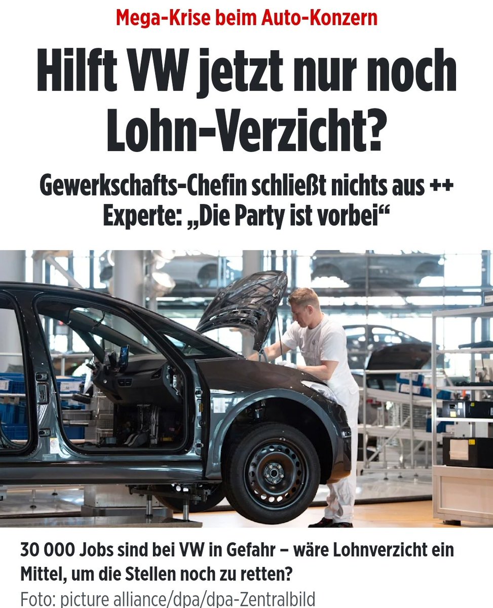 Oder halt auf Dividenden verzichten. Aber was wäre das für eine verrückte Idee von Volkswagen