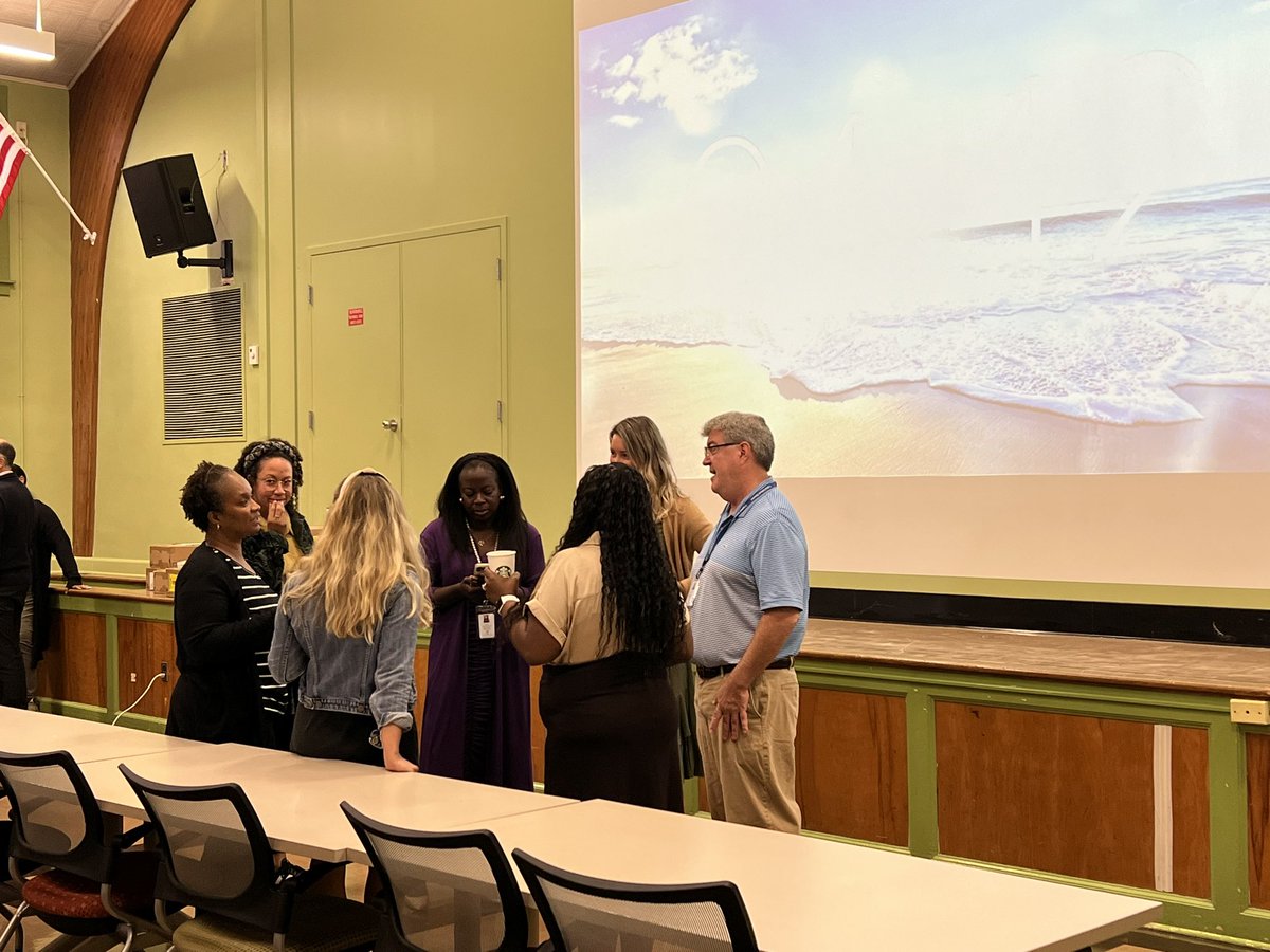 Ann Hlabangana-Clay (She/Her/Ella) (@annhc_champ4all) on Twitter photo Cohort 1 of the Recruitment & Retention Self-Study convened again to hear about the power of a teamed approach for retention using the Induction CIP from <a href="/DEMentoring/">Tiffany Green</a>! They also shared progress on their 1-to-3 year plans!! Kudos to each LEA Team!π #ContinuousCycleOfGrowth Cohort 1 of the Recruitment & Retention Self-Study convened again to hear about the power of a teamed approach for retention using the Induction CIP from <a href="/DEMentoring/">Tiffany Green</a>! They also shared progress on their 1-to-3 year plans!! Kudos to each LEA Team!π #ContinuousCycleOfGrowth
