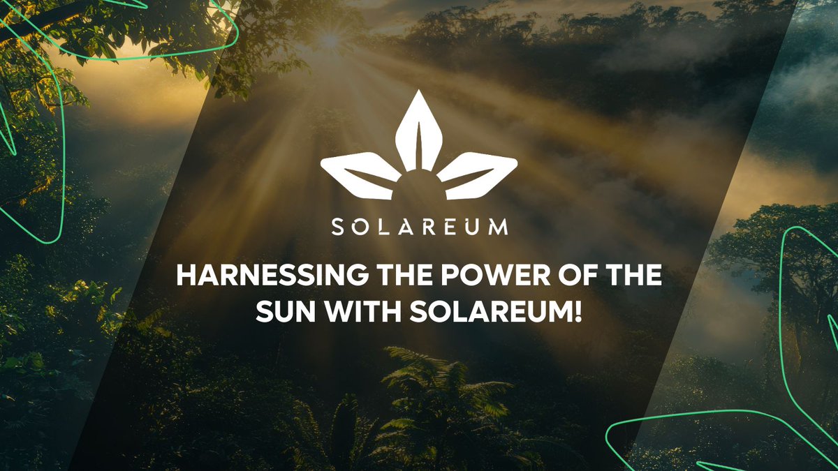 🌞 Power Your Future with Solareum’s Solar Innovations! 🌞

🚀 Dive into a future where solar energy is smarter, thanks to blockchain! 💡 

🌱Every beam of sunlight captured not only powers homes but also drives our mission for a greener planet. 

#SolarEnergy