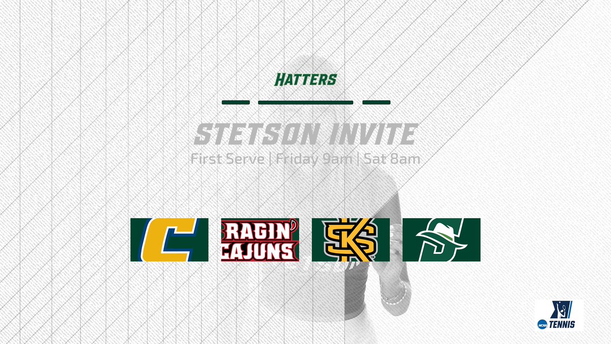 Hatter Invite this Weekend @ the Mandy Stoll Tennis Center

#GoHatters