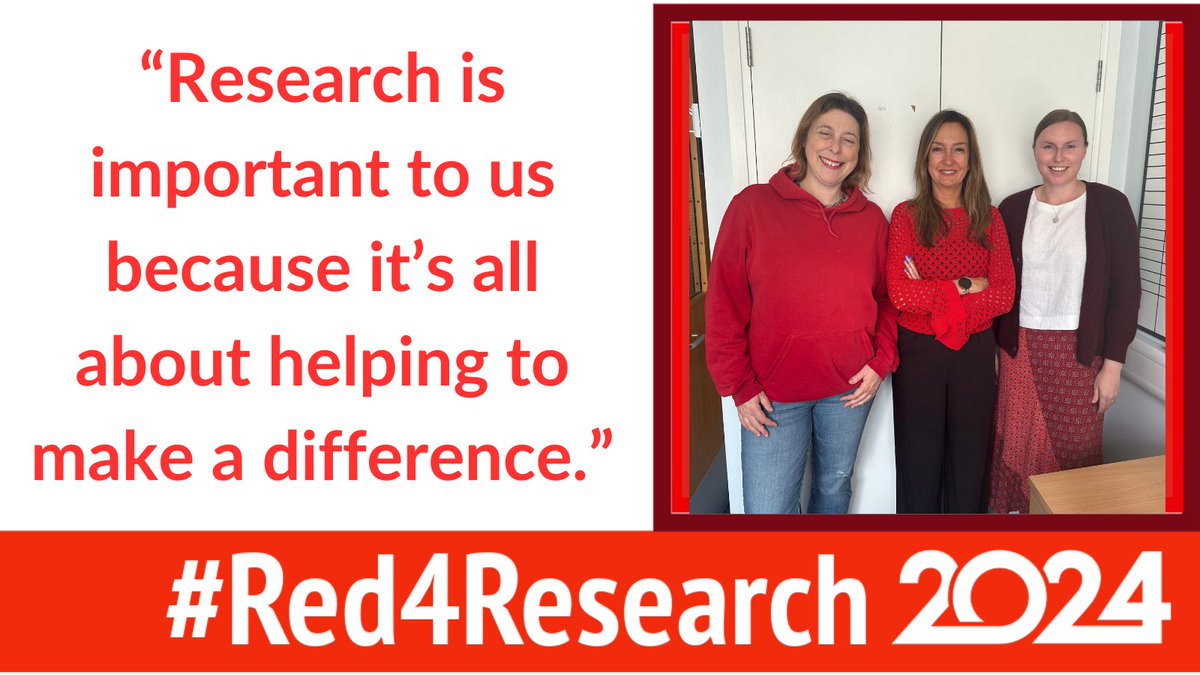 NIHR BioResource (@nihrbioresource) on Twitter photo We continue celebrating #Red4Research Day 2024 with staff from our <a href="/IBD_BioResource/">NIHR IBD BioResource π</a> team!
Here's why they are wearing red: to say thank you to all who help make research happen! We continue celebrating #Red4Research Day 2024 with staff from our <a href="/IBD_BioResource/">NIHR IBD BioResource π</a> team!
Here's why they are wearing red: to say thank you to all who help make research happen!