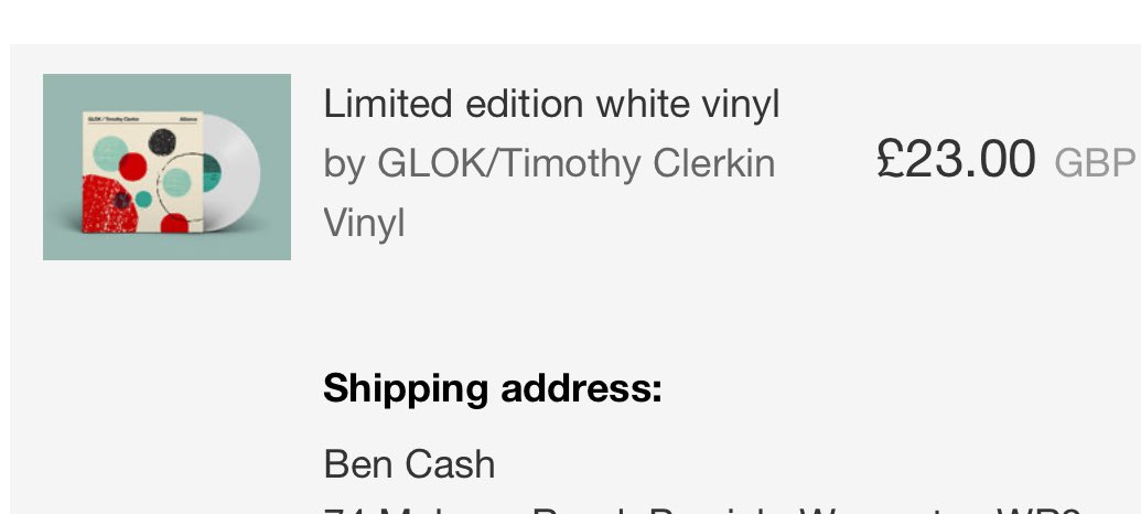 “Empyrean” sounding immense 🔥 Can’t wait to check out the rest of tracks 🙌🏼💿 - “Alliance” <a href="/timothyclerkin/">Timothy Clerkin</a> <a href="/Andybebop/">Andy Bell</a> White vinyl looking mint 👌🏻 <a href="/bytes93/">Bytes</a>