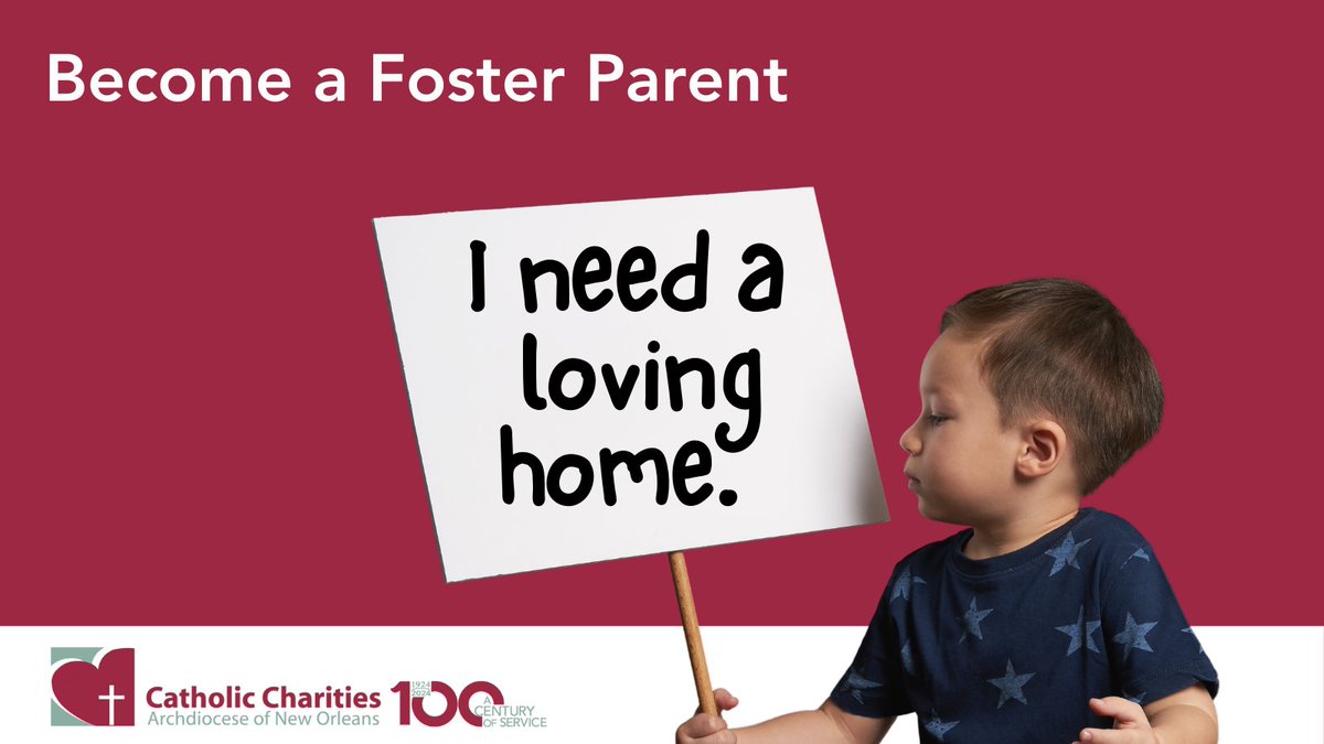 cathcharitiesNO's tweet image. Ever considered fostering a child? Our Therapeutic Family Services program unites foster families with children in need of temporary care. Give the gift of a loving home. Visit ccano.org/tfs.  #FosterParents #BecomeAFosterParent #CCANO #TherapeuticFamilyServices