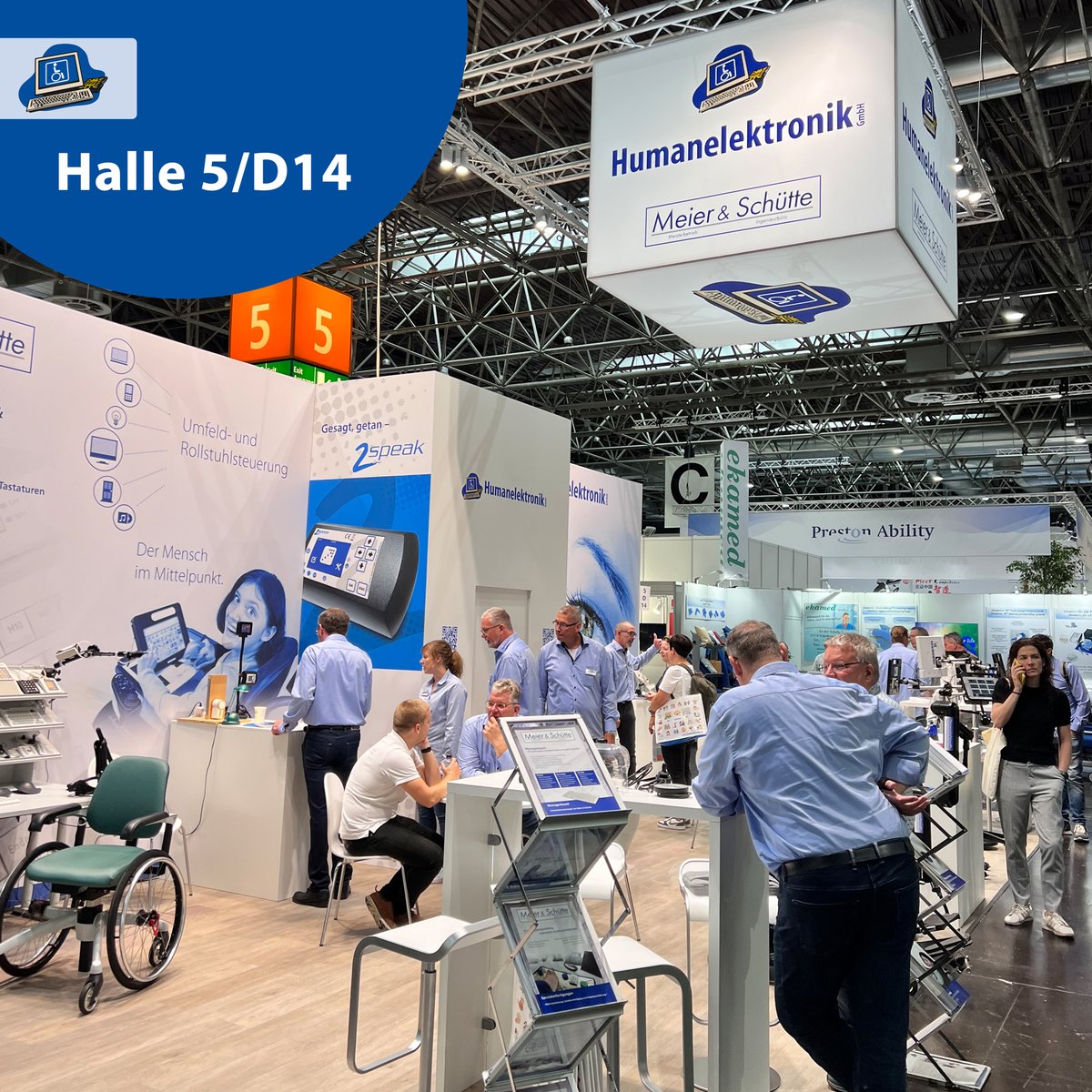 Humanelektronik's tweet photo. Wir freuen uns auf Euren Besuch auf der REHACARE 2024 in in Düsseldorf - die weltweit führende Fachmesse für Rehabilitation, Pflege, Inklusion und Mobilität.

Datum: 25. – 28. September 2024  
Ort: Messe Düsseldorf, Halle 5/D14

#humanelekronik https://t.co/BEqmXGYMsv