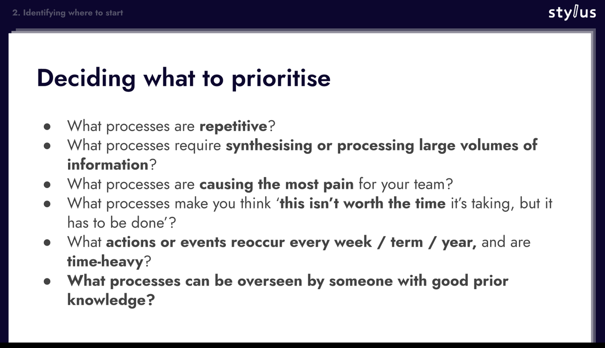 👩‍🔧 Start with the problem, not the solution

In our latest webinar, we looked at integrating AI across school.

Our key takeaway? AI is a tool, not an endpoint, so figure out what you want to fix first.

Register for the session repeat &amp; recording here: bit.ly/47z8O7k
