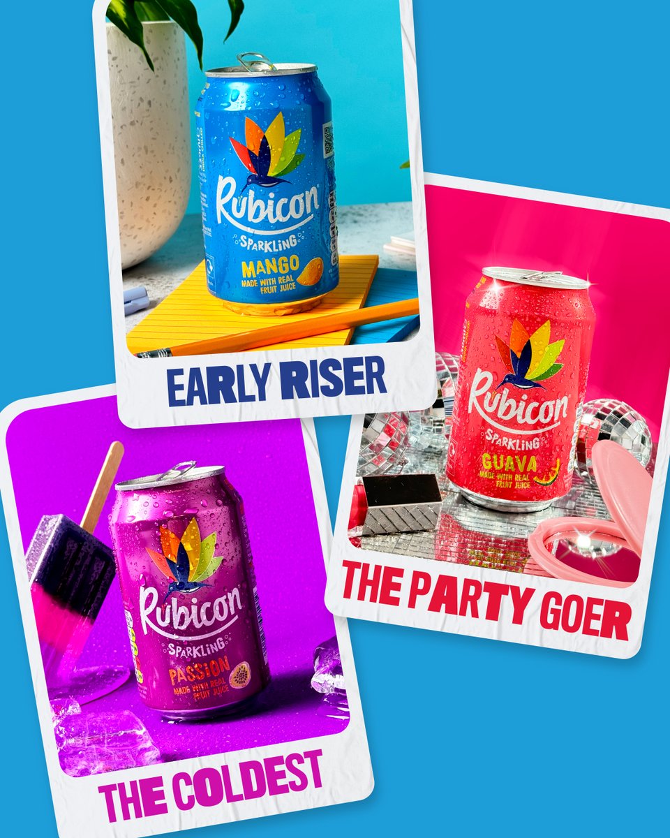 Competition time 📢

Kick off #FreshersWeek stocked with Rubicon for you and 3 mates 🥭

Which personality are you and your mates? Let us know below and make sure you’re following @rubicondrinksuk to enter!

#UniEssentials #Giveaway 

T&amp;Cs apply. See link in bio.