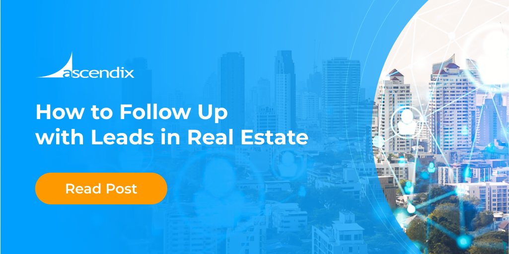 How to Follow Up with Leads in Real Estate

To help you maximize your #RealEstate follow-up efforts, we have compiled a real estate lead follow-up plan based on our 25+ years of experience as a leading technology provider for CRE brokers. ▶️go.ascendix.com/PVV2