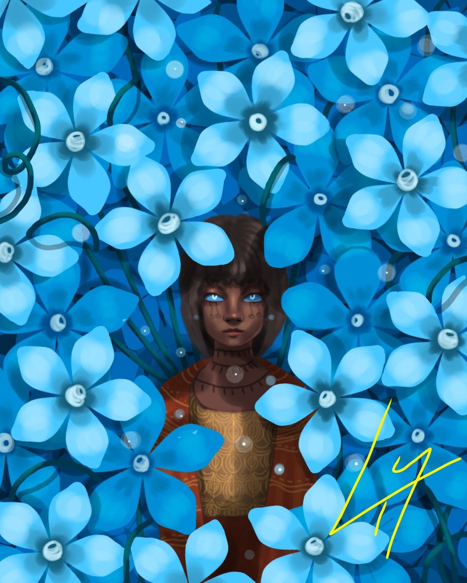 blue