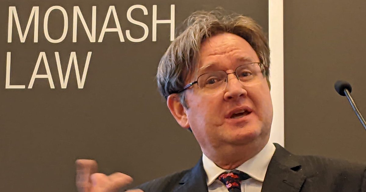 Towards a trusted Australian genomic repository: Insights from a recent project to mitigate the 'commercialisation effect'
@BradElphinstone

Plastic pollution and health: an international law perspective
Gerry Nagtzaam

@ Data Justice in #Genomics &amp; Health, 20 Sep 2024, Melbourne
