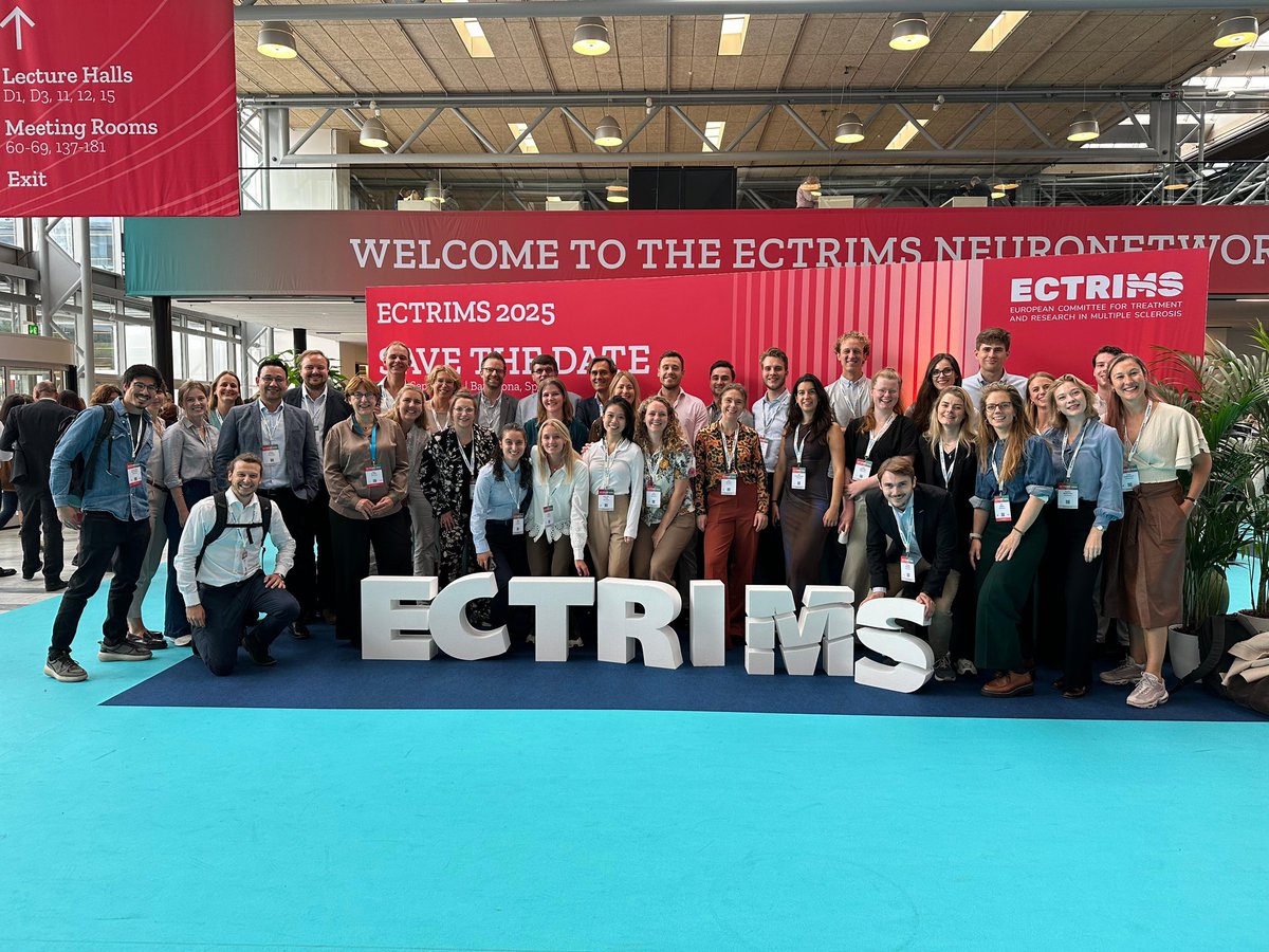 Mennoke's tweet image. Thank you @ECTRIMS for a great conference! So proud of the many plenary lectures and posters from our @MScentrum020, great to see so much translation between our subspecialties. And: Best poster award goes to our very own Eva Krijnen! See you all next year!