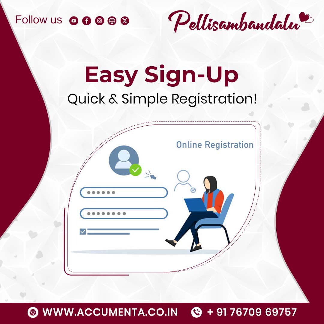 PELLISAMBA27907's tweet photo. Welcome your Love with Quick &amp; Simple Registration.
👉Visit our webiste :
https://t.co/s4sHGmnihW
👉Email ✉️ : Customercare@pellisambandalu.com
👉Call us📞 : 8247412579
👉 Location📍 : Hyderabad
#matrimony #theperfectmatrimony #telugumatrimony #matrimonyindia
#matrimonysite https://t.co/BIx90Jd502
