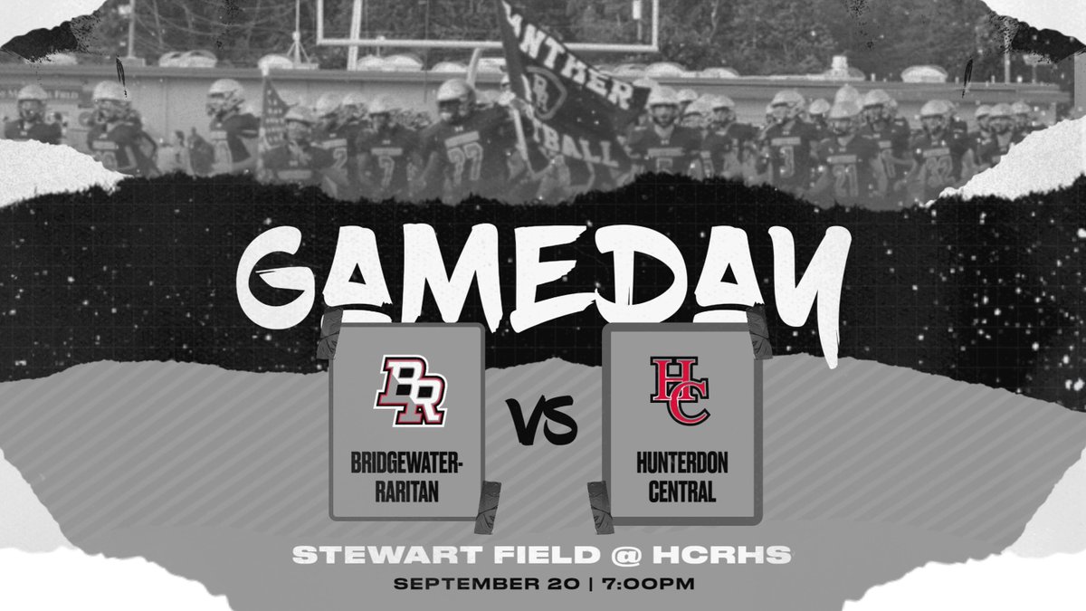 Kick off @ 7pm - LETS GO PANTHERS! 🏈 

To purchase tickets for tonight's game @ Hunterdon Central HS, please use the link below:
hcrhs.org/athletics/red-…

<a href="/BRHSPantherFB/">BRHSPantherFB</a> <a href="/MrOlivola/">James Olivola</a> <a href="/BRHSPAC/">BRHS Panther Athletic Club</a> <a href="/BRRSDBRHS/">Bridgewater-Raritan High School</a> <a href="/BRRSDComm/">BRRSD Communications</a>