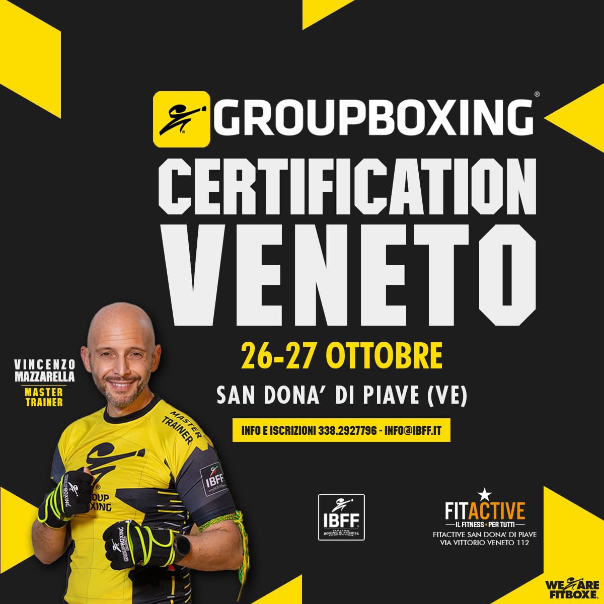 ibffofficial's tweet image. Le date delle nostre prossime formazioni !
Scegli la sede più vicina a te e diventa un Istruttore Certificato Groupboxing Basic con IBFF
Ti aspettiamo!
INFO &amp;amp; ISCRIZIONI : info@ibff.it

#groupboxing #ibff #fitboxe #BasicCertification #Instructor #Italy