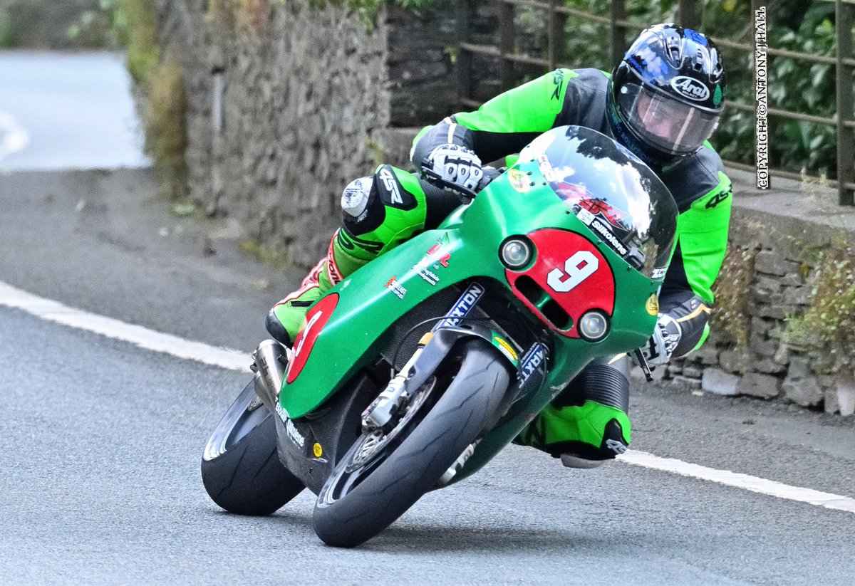 Jacque Foley at Union Mills during the 2024 Isle of Man Manx Grand Prix Supporters Club Junior <a href="/ManxGrandPrix/">Manx Grand Prix</a> race🇮🇲🏁 <a href="/TeamILR/">Team ILR</a> #ManxGP101