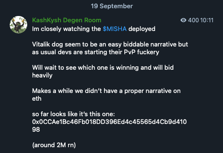 KashKysh's tweet photo. Another quick banger in the Degen Room 8x on $MISHA 🫶🏻

2M -> 16M 🔥

Next few weeks are going to be insane and we'll print disgusting amounts

Gonna be fully locked in to secure our retirement

Drop a like if you want to be part of it 👀
