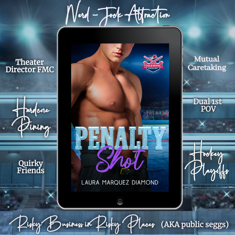 LauraMDAuthor's tweet photo. Welcome to the world of professional hockey where the stakes are high, the men are scorching, and the women know what the hell they want. 
COLUMBUS MAVERICKS HOCKEY
https://t.co/EmrLXw8jjK
#hockeyromance #romanceseries #bookboyfriend #brothersbestfriend #romancenovel #spicyread