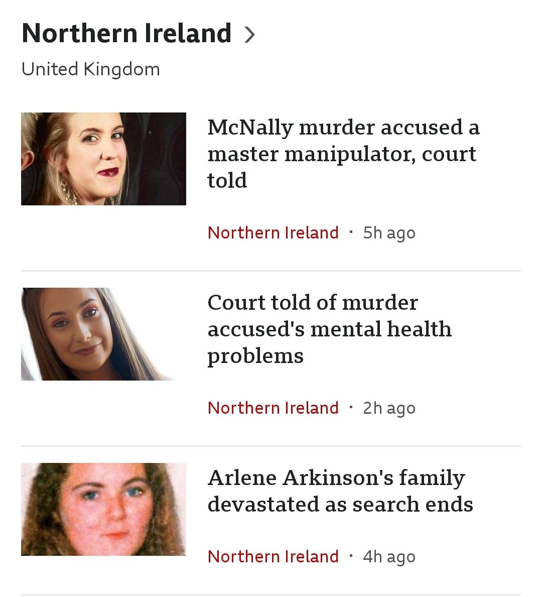Jim Deeds (@gymforthesoul) on Twitter photo The top 3 stories in the <a href="/BBCNewsNI/">BBC News NI</a> app letting us know, if we didn't already, that we have a massive and long established problem with extreme violence against women and girls. Forget flags. Forget signs. We need more done to protect women. The top 3 stories in the <a href="/BBCNewsNI/">BBC News NI</a> app letting us know, if we didn't already, that we have a massive and long established problem with extreme violence against women and girls. Forget flags. Forget signs. We need more done to protect women.