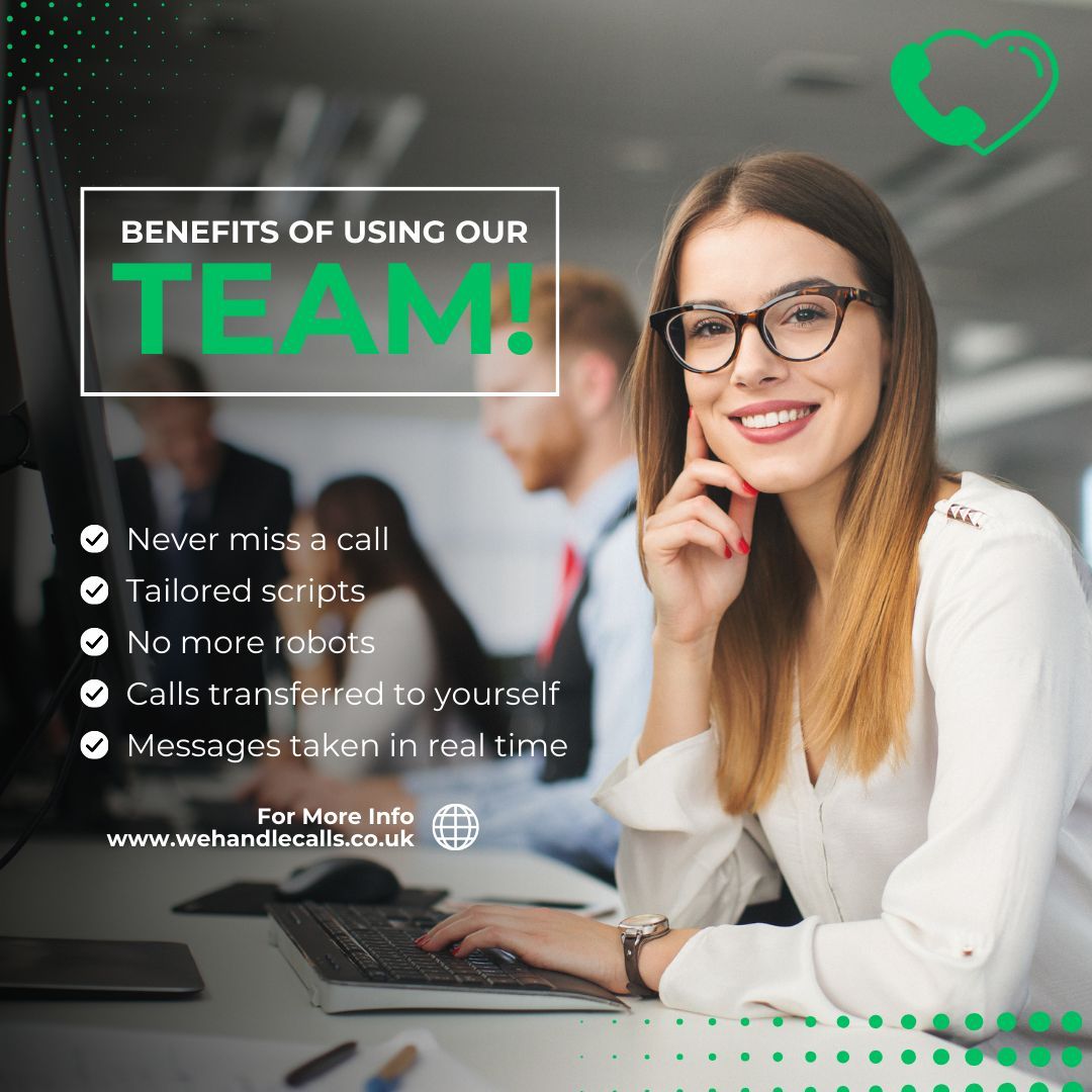 Message taking or call transferring at We Handle Calls you can set up exactly how you would like your calls handled to suit your business  needs! Book your discovery call today to find out more buff.ly/3wRH8Nm