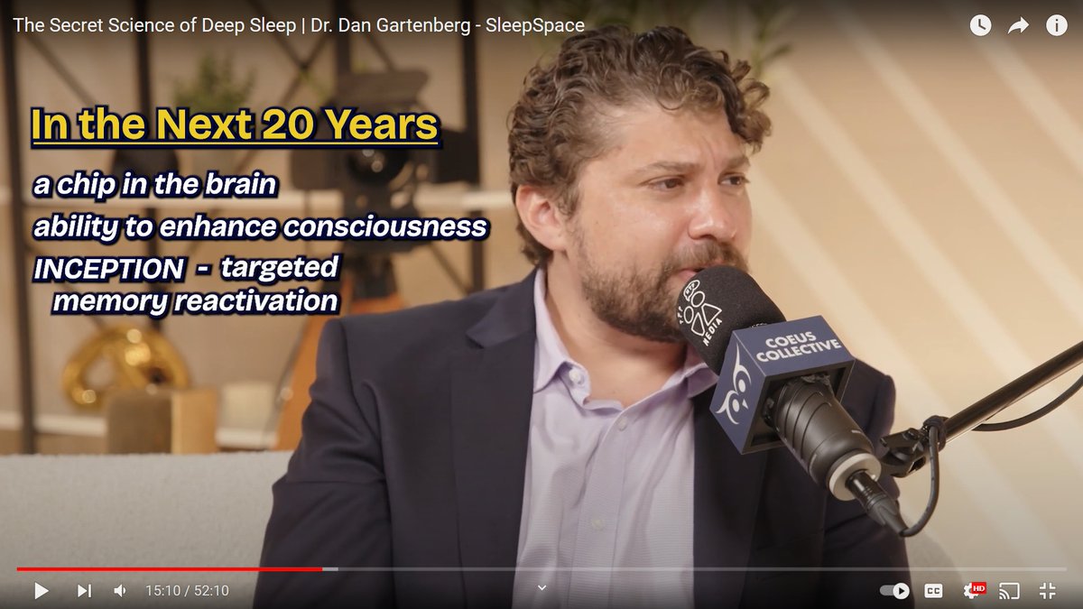 Antonio DiMeglio (@adimeglioxyz) on Twitter photo Remember the movie Inception? Well, dream capture technology is real. And this man, Dr. <a href="/DanGartenberg/">Dan Gartenberg PhD (Dr. Snooze)</a>, has patented it.
Called "targeted memory reactivation," the science behind this technology is based off Pavlovian conditioning, a behavioral procedure in which a biologically Remember the movie Inception? Well, dream capture technology is real. And this man, Dr. <a href="/DanGartenberg/">Dan Gartenberg PhD (Dr. Snooze)</a>, has patented it.
Called "targeted memory reactivation," the science behind this technology is based off Pavlovian conditioning, a behavioral procedure in which a biologically
