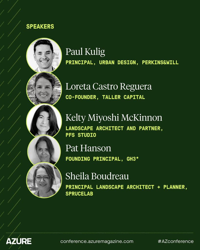AzureMagazine's tweet photo. Don’t miss AZURE’s two-day conference on climate change mitigation in architecture and design. See the full list of speakers and CEU-accredited sessions and save your seats now! #AZconference
@perkinswill, @GH3architects, @spruce_lab, and more!
https://t.co/rCPQPYeQAW https://t.co/qdxgsrSVGB