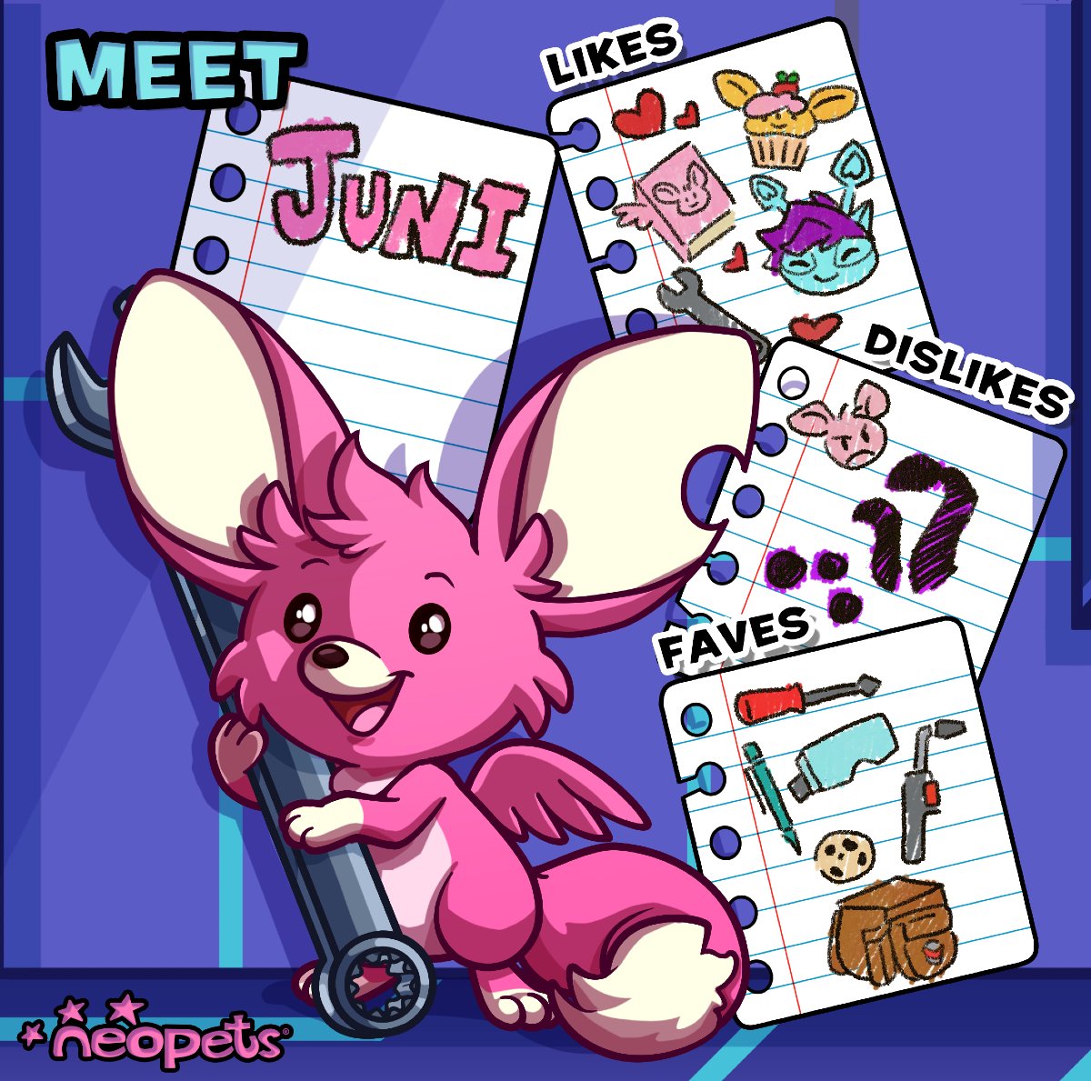 Meet JUNI! 🔧

Juni is a very special companion. Alongside Nyx, he's not like regular Petpets. 

What's your favourite thing about this clever little Faellie? 💓