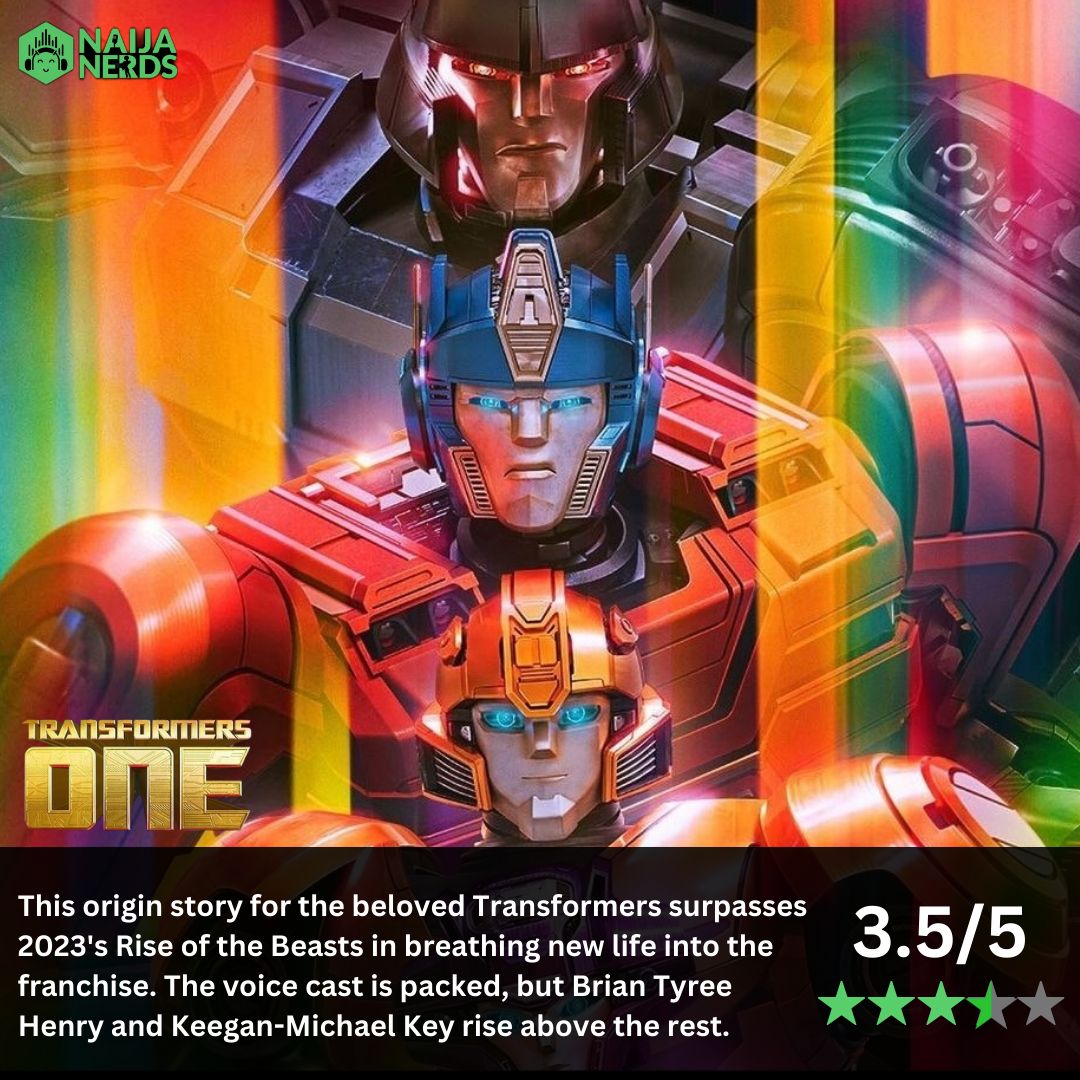 Transformers One speaks to superfans, newcomers, those who grew up with the 80s TV series and films, and even the Michael Bay era.

Read our review by <a href="/jeffwp11/">Jeffrey Peterson</a>

buff.ly/4eguJ5R
