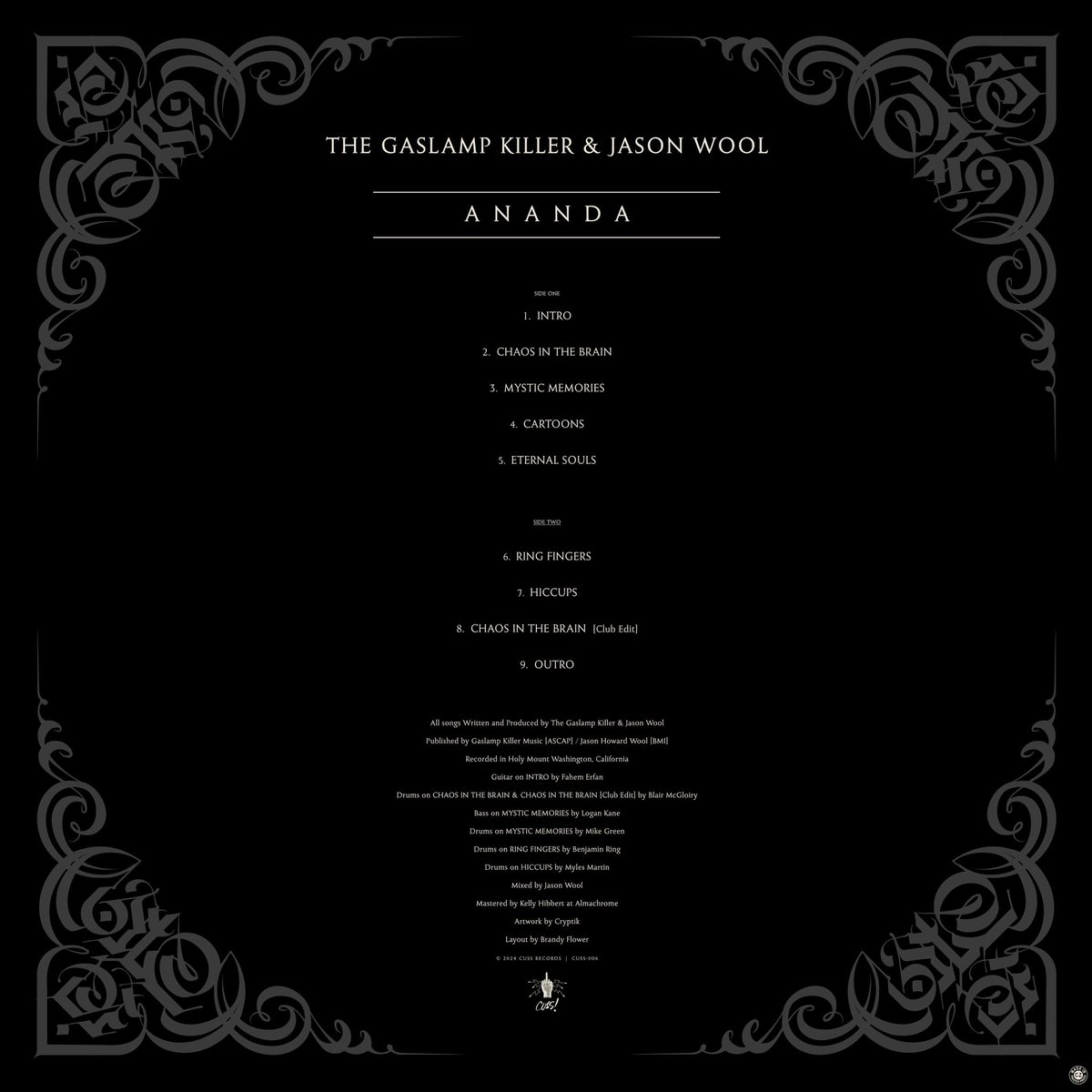 THE GASLAMP KILLER &amp; JASON WOOL PRESENT • ANANDA • OUT NOW WORLDWIDE! 9 SONGS • 33 MINUTES ✨ ARTWORK BY <a href="/CRYPTK/">Cryptik Movement</a> ✨ CUSS RECORDS 2024 naymlis.vyd.co/TheGaslampKill…
