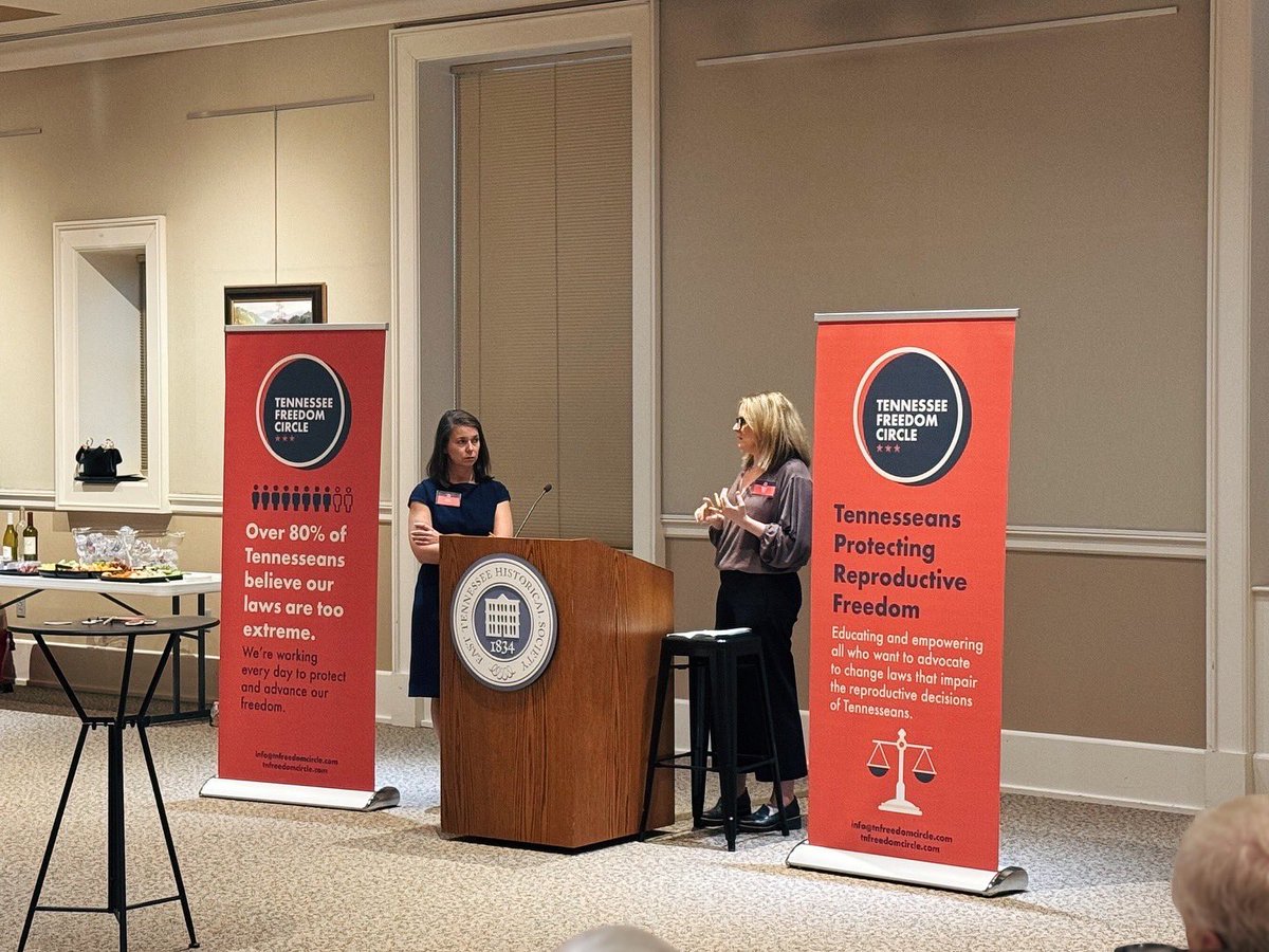 JaneGeorgeTN's tweet photo. I had a great time attending the @tnfreedomcircle event, where I learned more about their incredible work advancing reproductive freedom through legal advocacy and public education. I’m proud to stand with them in this fight! #TennesseeWeSeeYou https://t.co/chXnLYxmXN