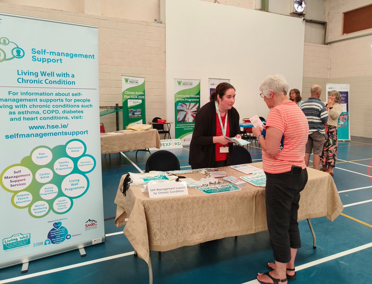 LivingWellSE's tweet photo. Wexford Age Well Expo - showcasing services, supports, and activities to future proof tomorrow.
Another great opportunity to meet people &amp; provide information on the HSE Living Well Programme. https://t.co/PXr7iPSkWo
@SouthEastCH
@YourHWBSE https://t.co/1XdV95qT4n