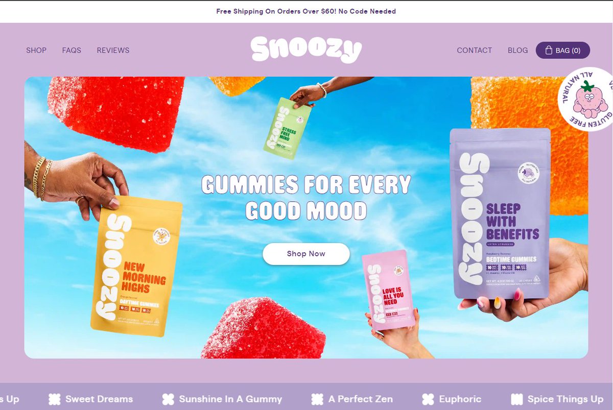 Just exited our minority interest in Snoozy Gummy, a THC gummy brand based out of New York. This will be the second exit thus far.

If you're interested in getting THC gummies that actually work, check them out below.

getsnoozy.com