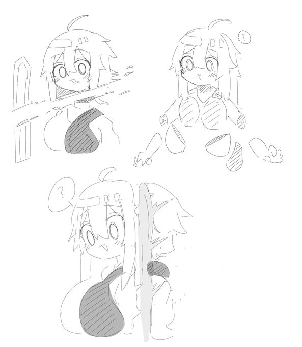 リョナ…?
描いてみたかったやつ 