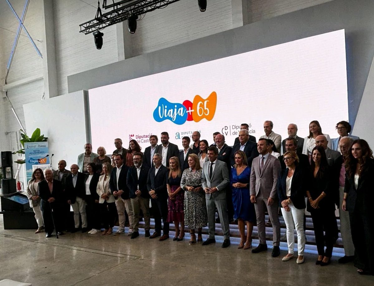 #CEVValencia <a href="/CEV_CV/">CEV</a> en presentación de Bono+65. Felicitar a la Generalitat por esta gran iniciativa que contribuirá a romper la estacionalidad, al tiempo que cumple un fin social