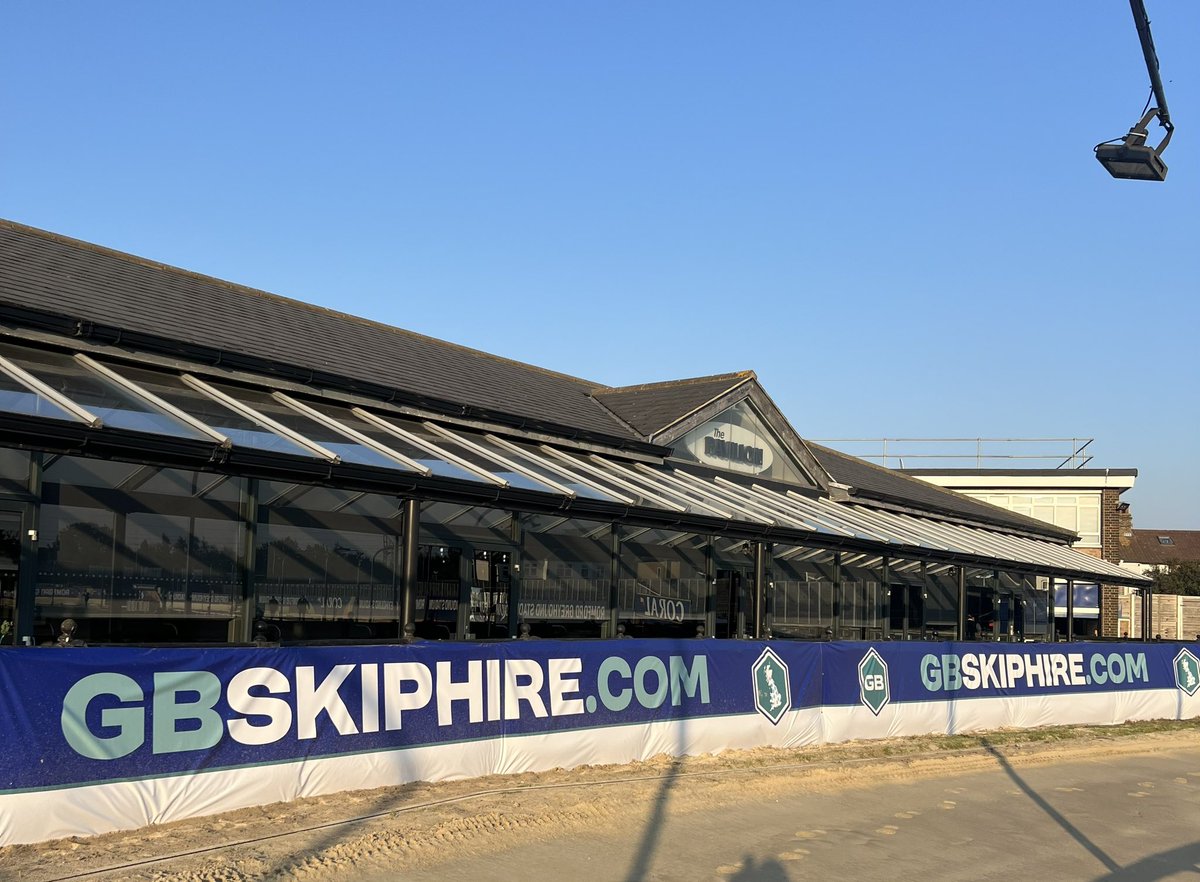 RomfordDogs's tweet image. We’re partnering with @GbSkips 🤝

It kicks off on finals night next Friday in our Pavilion Restaurant, watch out next week for a bombshell invitational race reveal.👀

For now, check out the advertising around the track!👇