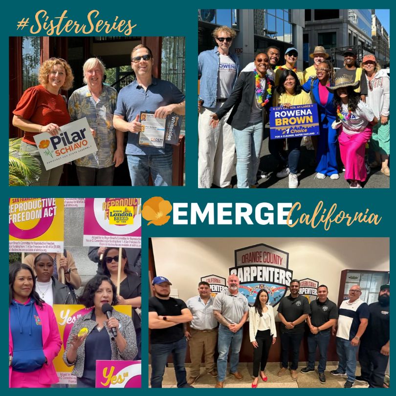 EmergeCA's tweet photo. So exciting to see all our incredible Emerge CA Sisters running for office! ๐ Being a candidate is no easy taskโit takes courage, dedication, and resilience. To every one of you stepping up to lead, we are cheering you on every step of the way. ๐ช๐ #EmergeCA #ECASisterSeries https://t.co/tW8odveCKq