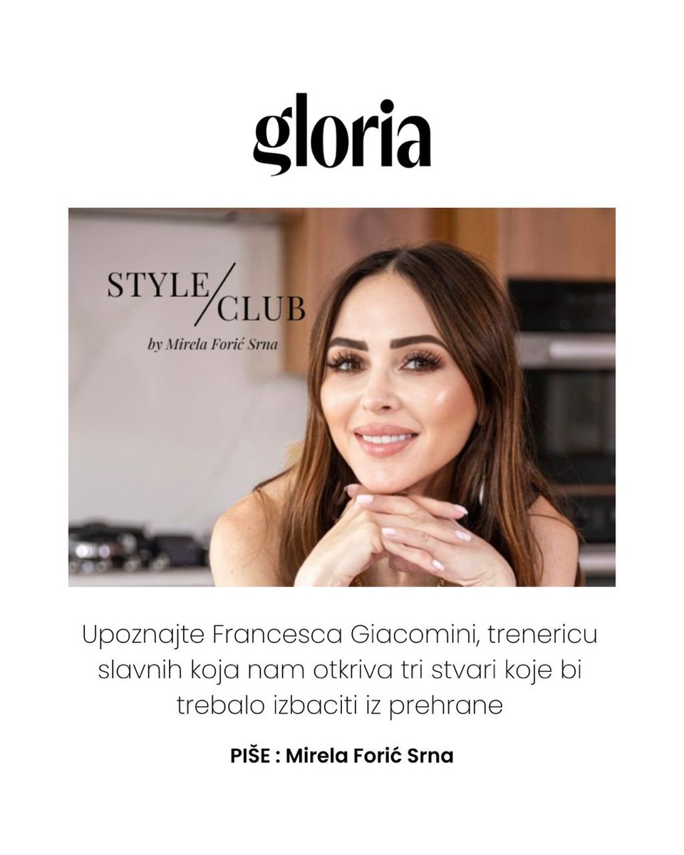 FrancescaMethod's tweet image. My interview @gloria.hr by @mirelaforic is out now 🗞️ Talking about my background, my technology of life, my new liquid supplements company @nootriskin, how #themethod was born,my longevity tips and my favourite skin care @drsebagh ~ I love the article ❤️