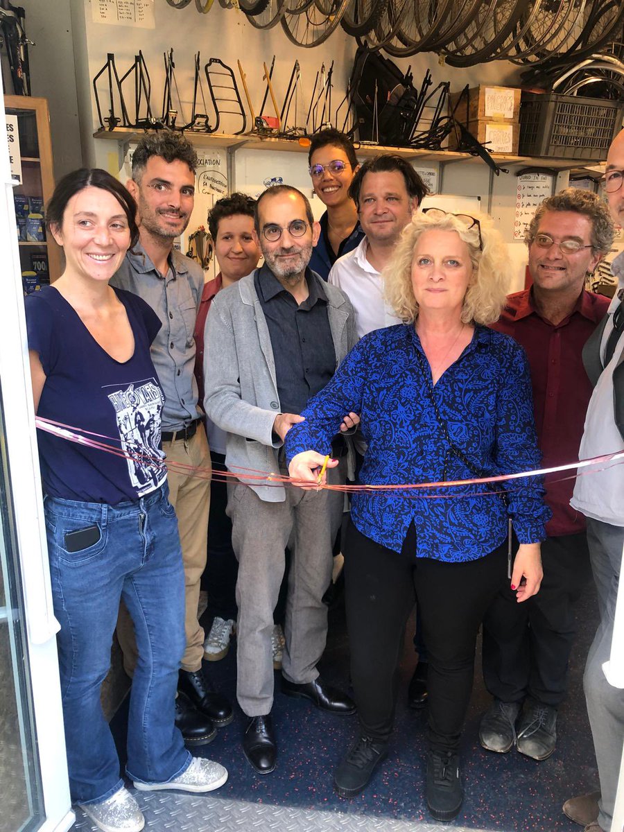 🚲✨C'est ouvert ! Paillettes &amp; Cambouis vous donne rendez-vous au 1 rue Robert Blache pour des ateliers d'auto-réparation de vélos