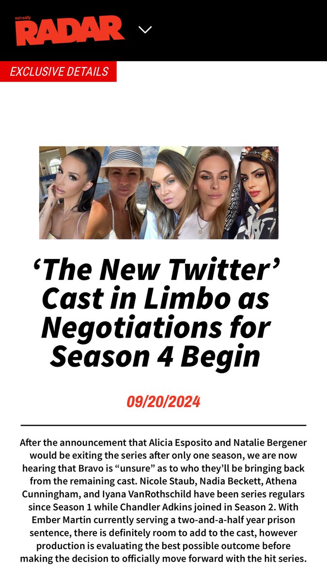 EXCLUSIVE: #TheNewTwitter Cast in Limbo!