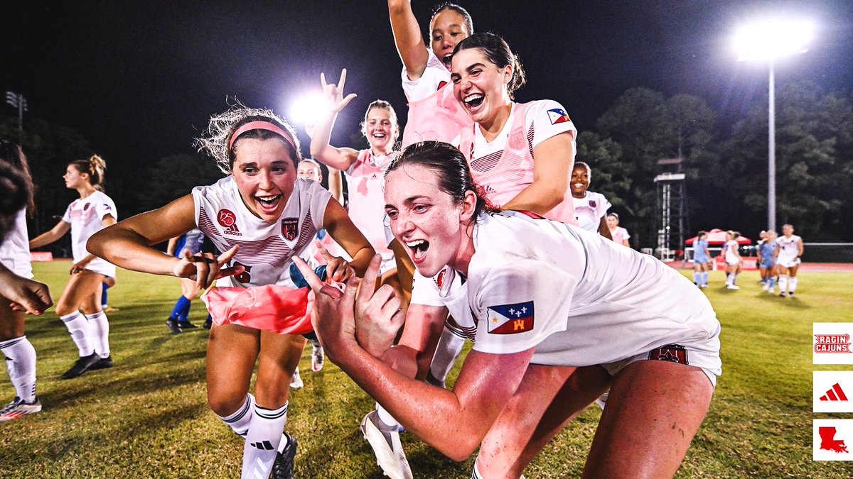 RaginCajunsSOC's tweet photo. That best winning percentage in the @SunBelt feeling 🥳

#GeauxCajuns https://t.co/avEJ5IxLqA