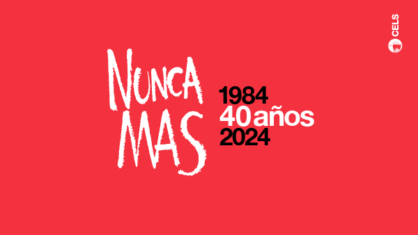 CELS_Argentina's tweet photo. Hoy se cumplen 40 años de la presentación del #NuncaMás 

Es la base para reconocer el sistema de secuestro, tortura, exterminio, desaparición, apropiación de bebés y robo de pertenencias entre 1976 y 1983.

🔗https://t.co/6WQeJ3Kaa3 https://t.co/zMaeknJSul