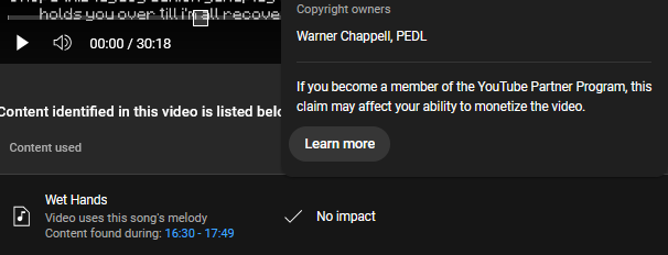 DarkParthon's tweet photo. I thought Minecraft music wasn't copyrighted why am i getting claimed for playing Minecraft? 
#Minecraft https://t.co/VRpkNHhabk