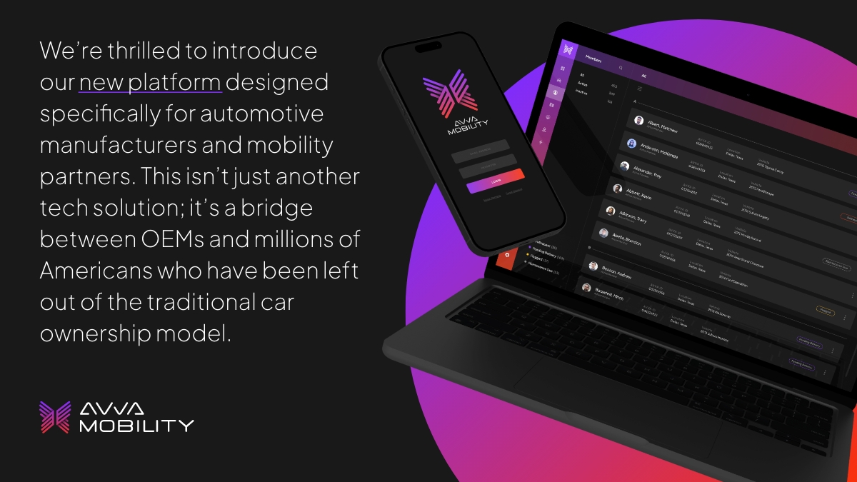 AVVAMobility's tweet photo. At AVVA Mobility, our mission is to make reliable, affordable, and debt-free mobility a reality for all Americans. #carsubscription #MaaS https://t.co/Y1weskt8qc
